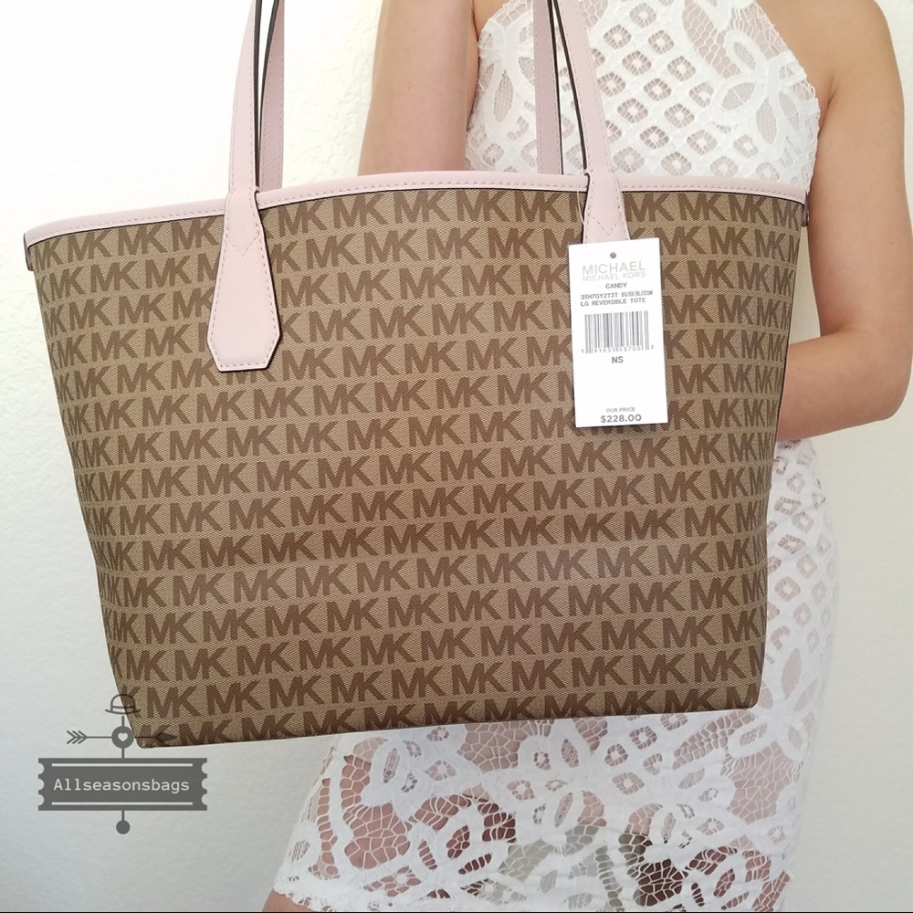 NWT Michael Kors candy large reversible tote bag - Picture 4 of 8
